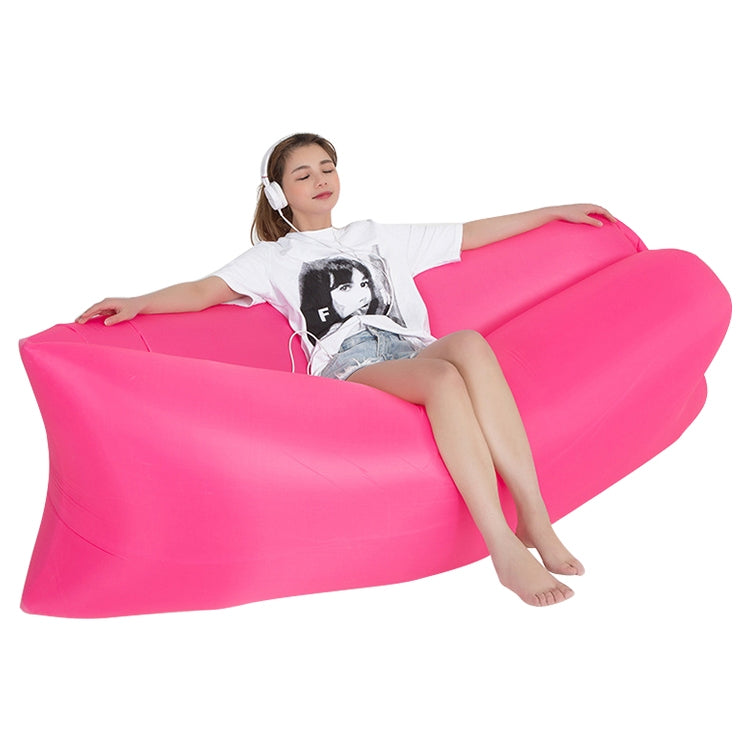 Outdoor Portable Lazy Water Inflatable Sofa Beach Grass Air Bed, Size: 200 x 70cm, 200 x 70cm Rose Red, 200 x 70cm Sapphire Blue, 200 x 70cm Grass Green, 200 x 70cm Red, 200 x 70cm Yellow, 200 x 70cm Purple, 200 x 70cm Orange, 200 x 70cm Sky Blue