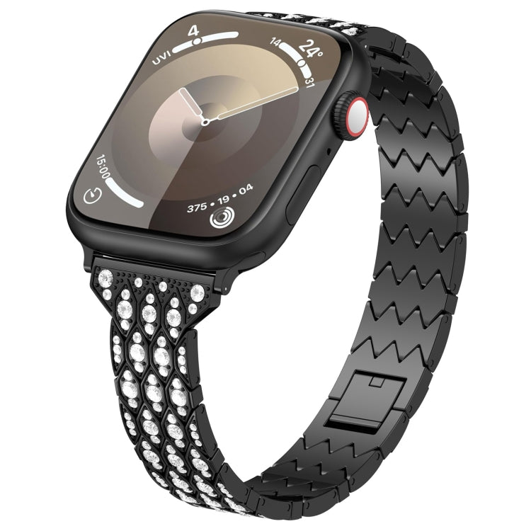 Devil Eye Diamond Bracelet Metal Watch Band, For Apple Watch SE 40mm, For Apple Watch SE 44mm, For Apple Watch Series 6 40mm, For Apple Watch Series 6 44mm, For Apple Watch Series 5 44mm, For Apple Watch Series 5 40mm, For Apple Watch Series 4 44mm