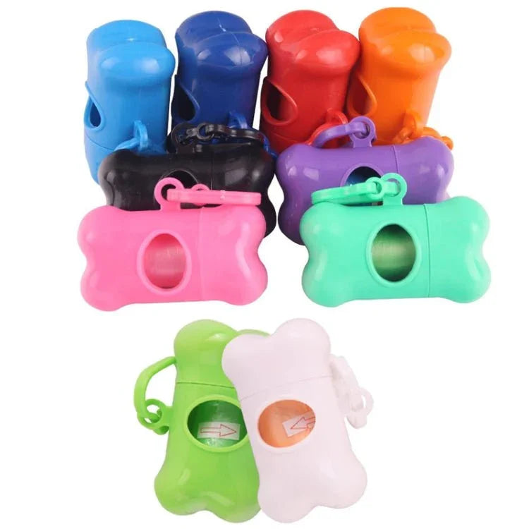 10 PCS BG - W085 Pet Bone Type Garbage Box Toilet Picker And Practical Pet Cleaning Supplies Color Random Delivery - Trustpick