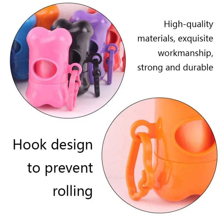 10 PCS BG - W085 Pet Bone Type Garbage Box Toilet Picker And Practical Pet Cleaning Supplies Color Random Delivery - Trustpick