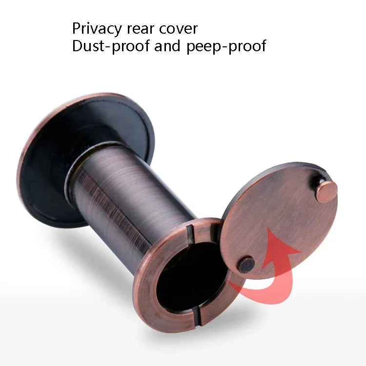 2 PCS Security Door Cat Eye HD Glass Lens 200 Degrees Wide - Angle Anti - Tiny Hotel Door Eye - Trustpick