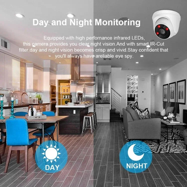 533H2 / IP POE (Power Over Ethernet) 1080P IP Camera Home Security Surveillance Camera, Support Night Vision & Phone Remote View - Trustpick