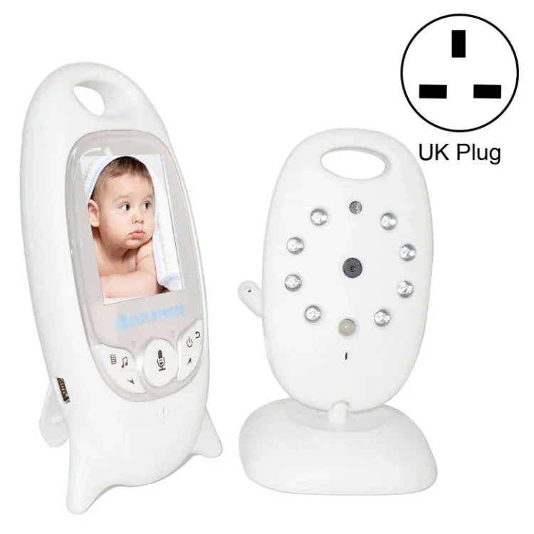 Moniteur bébé portable sans fil VB601 avec écran LCD de 2,0 pouces, compatible communication bidirectionnelle, vision nocturne, VB601