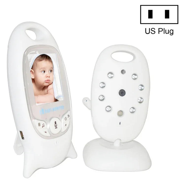 Moniteur bébé portable sans fil VB601 avec écran LCD de 2,0 pouces, compatible communication bidirectionnelle, vision nocturne, VB601