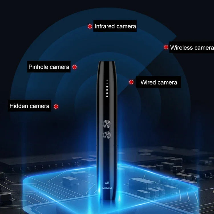 Détecteur d'objectif de caméra infrarouge WT09, détecteur de signal sans fil, dispositif anti-pistage, détecteur de radiofréquences GPS et radar