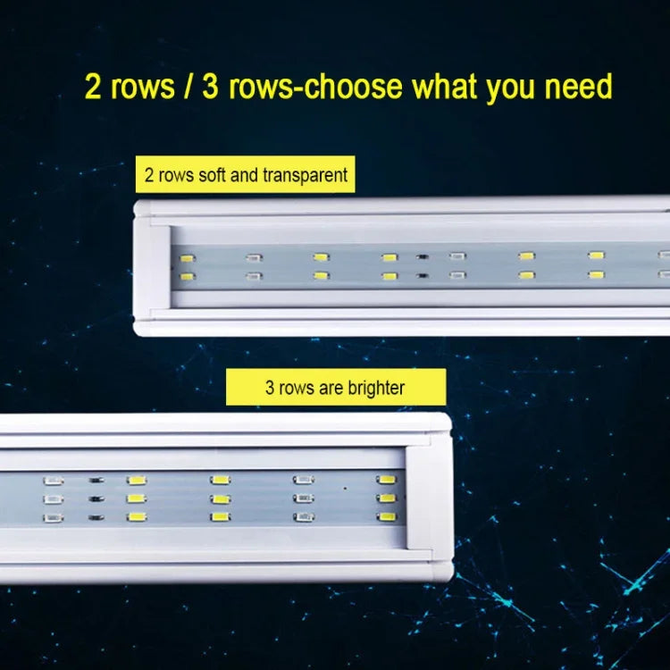 XY-30K Support LED Aquatique pour Aquarium en Verre, Prise US, XY-30K
