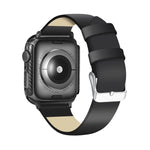 ENKAY Hat-Prince 2 en 1 Coque de protection semi-intégrale en TPU texture fibre de carbone + protecteur d'écran HD incurvé PET 3D pour Apple Watch Series 6 / 5 / 4 / Watch SE 40mm, pour Apple Watch Series 6 / 5 / 4 / Watch SE 40mm
