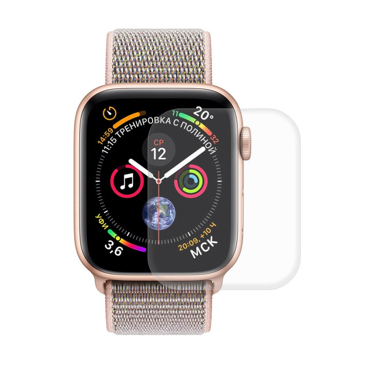ENKAY Hat-Prince 2 en 1 Coque de protection semi-habillée en TPU + Protecteur d'écran HD incurvé 3D en PET à cintrage à chaud pour Apple Watch Series 6 / 5 / 4 / Watch SE 44 mm, pour Apple Watch Series 6 / 5 / 4 / Watch SE 44 mm