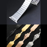 Bracelet de montre en acier inoxydable 38 mm pour Apple Watch