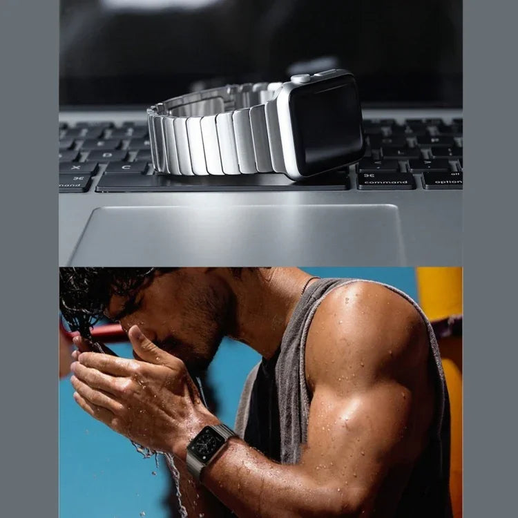 Bracelet de montre en acier inoxydable 38 mm pour Apple Watch