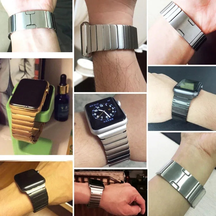 Bracelet de montre en acier inoxydable 38 mm pour Apple Watch