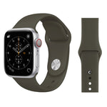 Pour bracelet de montre en silicone style simple et élégant Apple Watch Series 3 & 2 & 1 38mm, pour 38mm