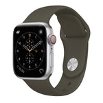 Pour bracelet de montre en silicone style simple et élégant Apple Watch Series 3 & 2 & 1 38mm, pour 38mm