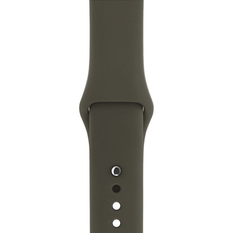 Pour bracelet de montre en silicone style simple et élégant Apple Watch Series 3 & 2 & 1 38mm, pour 38mm