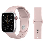 Pour bracelet de montre en silicone style simple et élégant Apple Watch Series 3 & 2 & 1 38mm, pour 38mm