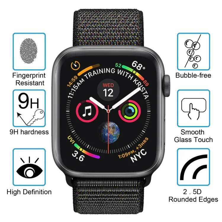 Protecteur d'écran HD incurvé ENKAY Hat-Prince 3D plein écran en PET pour Apple Watch Series 6 / 5 / 4 / Watch SE 40mm, pour Apple Watch Series 6 / 5 / 4 / Watch SE 40mm