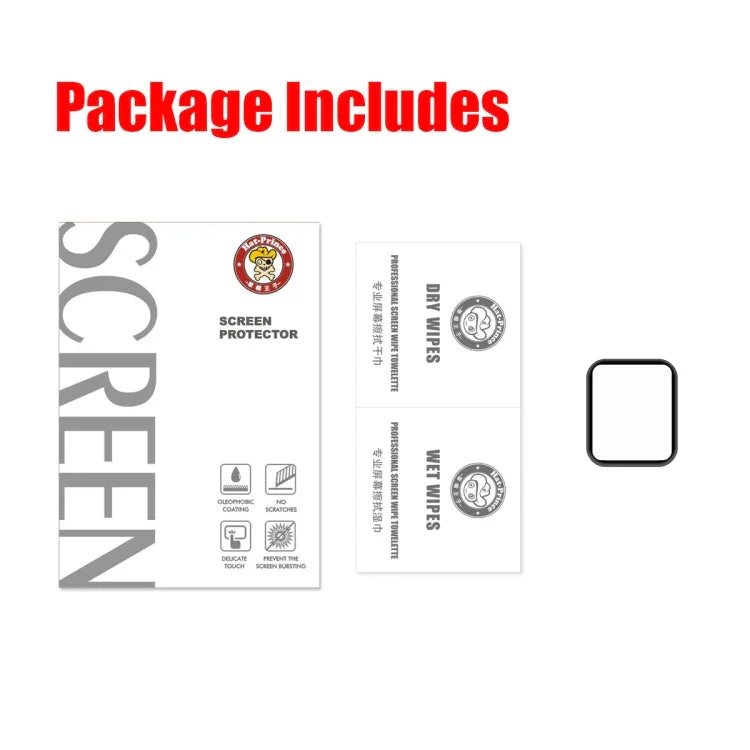 Protection d'écran 3D plein écran en PET électroplaqué et courbé ENKAY Hat-Prince pour Apple Watch Series 6 / 5 / 4 / Watch SE 40mm, pour Apple Watch Series 6 / 5 / 4 / Watch SE 40mm