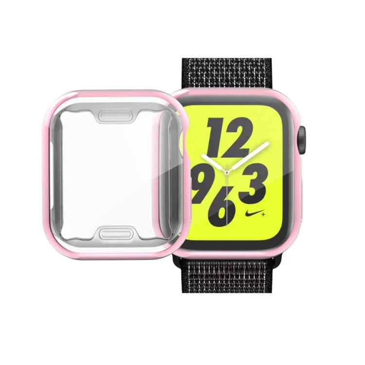Coque de protection intégrale en TPU plaqué pour Apple Watch Series 6 / 5 / 4 / Watch SE 40mm, pour Series 5 & 4 40mm, pour Apple Watch Series 6 / 5 / 4 / Watch SE 40mm