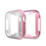 Coque de protection intégrale en TPU plaqué pour Apple Watch Series 6 / 5 / 4 / Watch SE 40mm, pour Series 5 & 4 40mm, pour Apple Watch Series 6 / 5 / 4 / Watch SE 40mm