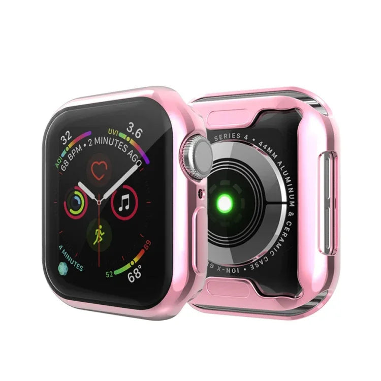 Coque de protection intégrale en TPU plaqué pour Apple Watch Series 6 / 5 / 4 / Watch SE 40mm, pour Series 5 & 4 40mm, pour Apple Watch Series 6 / 5 / 4 / Watch SE 40mm