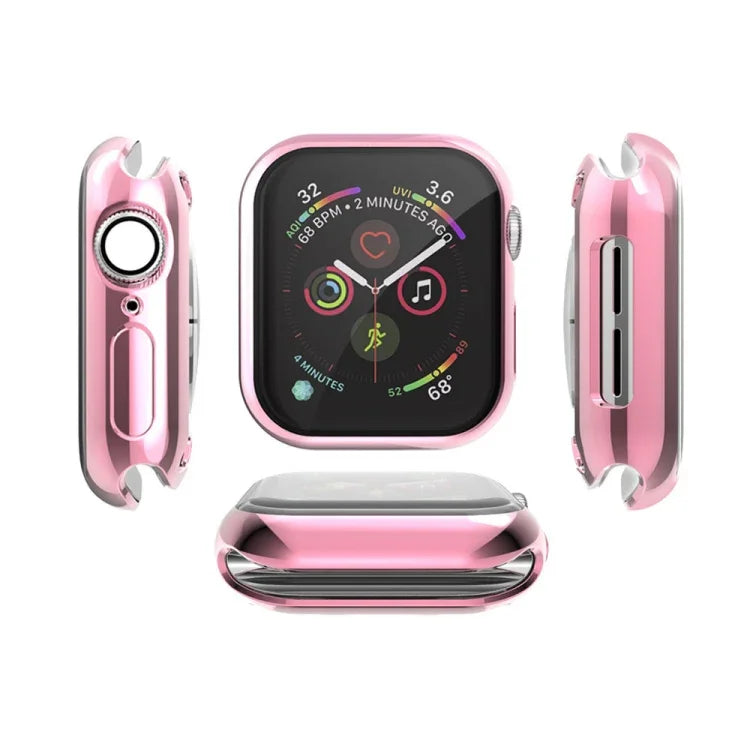 Coque de protection intégrale en TPU plaqué pour Apple Watch Series 6 / 5 / 4 / Watch SE 40mm, pour Series 5 & 4 40mm, pour Apple Watch Series 6 / 5 / 4 / Watch SE 40mm