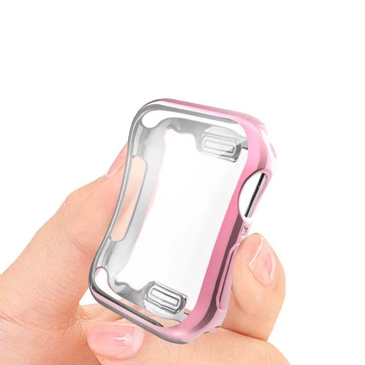 Coque de protection intégrale en TPU plaqué pour Apple Watch Series 6 / 5 / 4 / Watch SE 40mm, pour Series 5 & 4 40mm, pour Apple Watch Series 6 / 5 / 4 / Watch SE 40mm