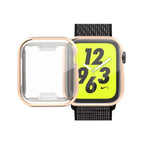 Coque de protection intégrale en TPU plaqué pour Apple Watch Series 6 / 5 / 4 / Watch SE 40mm, pour Series 5 & 4 40mm, pour Apple Watch Series 6 / 5 / 4 / Watch SE 40mm