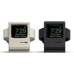 Station de charge rétro en gel de silice pour Apple Watch