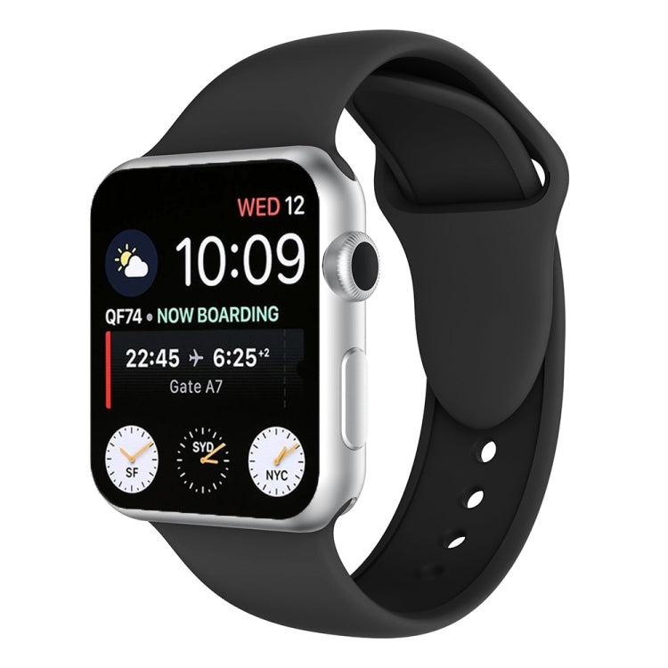 Bracelet de montre en silicone à double rivets pour Apple Watch Series 3 et 2 et 1 42mm, Apple Watch 42mm