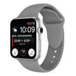 Bracelet de montre en silicone à double rivets pour Apple Watch Series 3 et 2 et 1 42mm, Apple Watch 42mm