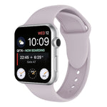 Bracelet de montre en silicone à double rivets pour Apple Watch Series 3 et 2 et 1 42mm, Apple Watch 42mm