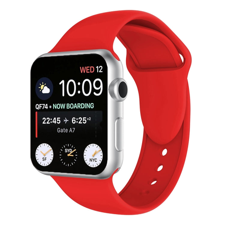 Bracelet de montre en silicone à double rivets pour Apple Watch Series 3 et 2 et 1 42mm, Apple Watch 42mm