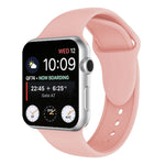 Bracelet de montre en silicone à double rivets pour Apple Watch Series 3 et 2 et 1 42mm, Apple Watch 42mm