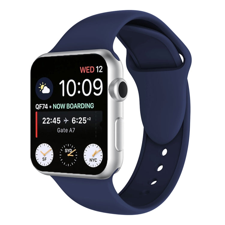 Bracelet de montre en silicone à double rivet pour Apple Watch Series 3 et 2 et 1 38mm, Apple Watch 38mm