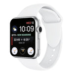 Bracelet de montre en silicone à double rivet pour Apple Watch Series 3 et 2 et 1 38mm, Apple Watch 38mm