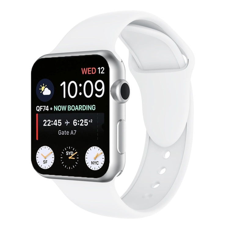Bracelet de montre en silicone à double rivet pour Apple Watch Series 3 et 2 et 1 38mm, Apple Watch 38mm