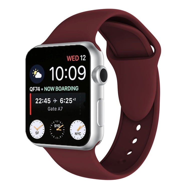Bracelet de montre en silicone à double rivet pour Apple Watch Series 3 et 2 et 1 38mm, Apple Watch 38mm