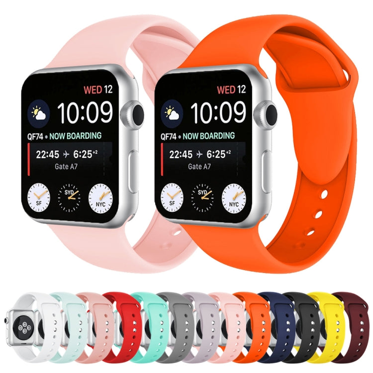 Bracelet de montre en silicone à double rivet pour Apple Watch Series 3 et 2 et 1 38mm, Apple Watch 38mm