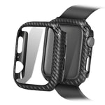 Étui de protection en fibre de carbone PC pour Apple Watch Series 6 / 5 / 4 / Watch SE 44mm, pour Apple Watch Series 6 / 5 / 4 / Watch SE 44mm