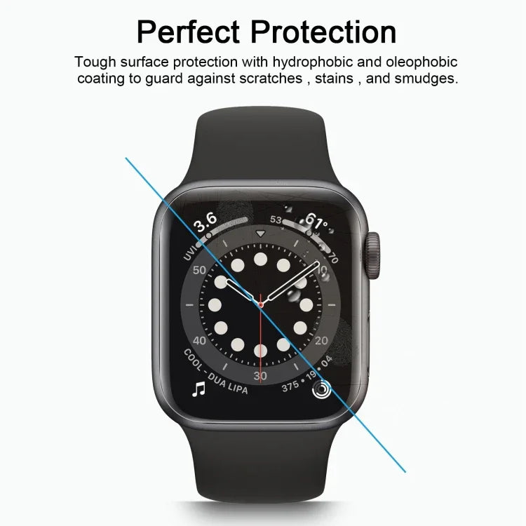 Film en verre trempé 9H 2.5D pour Apple Watch Series 6 / 5 / 4 / Watch SE 44mm