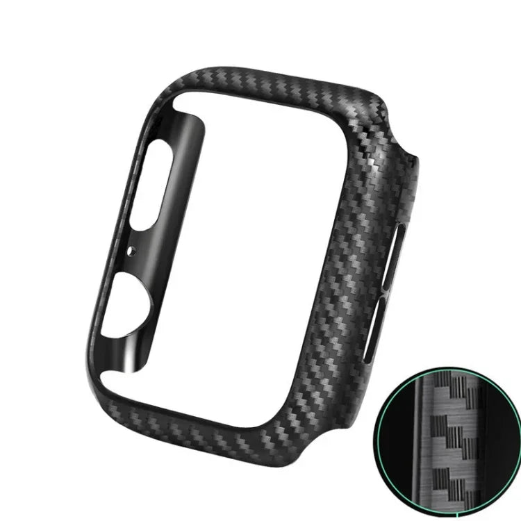 Coque de protection en fibre de carbone pour Apple Watch Series 3 & 2 & 1 38 mm, pour Apple Watch Series 3 & 2 & 1 38 mm