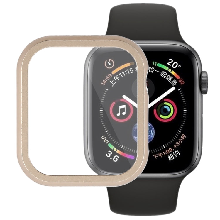 Cadre Avant en Métal Étui de Protection pour Apple Watch Series 6 / 5 / 4 / Watch SE 40mm, Pour Apple Watch Series 6 / 5 / 4 / Watch SE 40mm