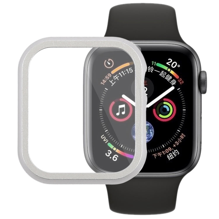 Cadre Avant en Métal Étui de Protection pour Apple Watch Series 6 / 5 / 4 / Watch SE 40mm, Pour Apple Watch Series 6 / 5 / 4 / Watch SE 40mm