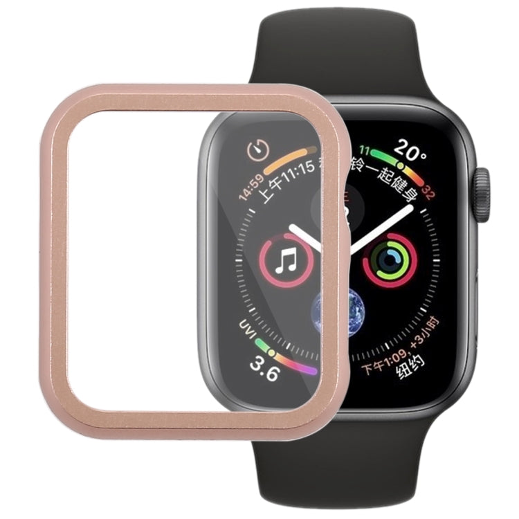 Cadre avant en métal Coque de protection pour Apple Watch Series 6 / 5 / 4 / Watch SE 44mm, Pour Apple Watch Series 6 / 5 / 4 / Watch SE 44mm