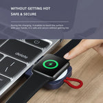 Chargeur sans fil magnétique portable ROCK W26 pour Apple Watch, interface USB W26