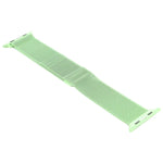 Pour Apple Watch Series 7 41 mm / 6 et SE et 5 et 4 40 mm / 3 et 2 et 1 38 mm Bracelet de montre en nylon magnétique à changement de couleur, 40 mm