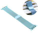 Pour Apple Watch Ultra 49 mm et Watch Ultra 2 49 mm / Series 10 46 mm / 9 et 8 et 7 45 mm / SE 3 et SE 2 et 6 et SE et 5 et 4 44 mm / 3 et 2 et 1 42 mm Bracelet de montre magnétique en nylon à changement de couleur, 44 mm