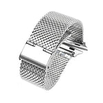 Bracelet de montre milanais en acier inoxydable 304 avec connecteur pour Apple Watch Series 10 42 mm / 9&8&7 41 mm / SE 3&SE 2&6&SE&5&4 40 mm / 3&2&1 38 mm, pour Apple Watch Series 7 41 mm / & 6 & SE & 5 & 4 40 mm
