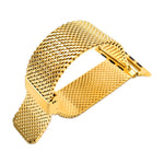 304 Stainless Steel Milanese Watch Band with Connector For Apple Watch Ultra 49mm&Watch Ultra 2 49mm / Series 10 46mm / 9&8&7 45mm / SE 3&SE 2&6&SE&5&4 44mm / 3&2&1 42mm, For Apple Watch Series  7  45mm / & 6 & SE & 5 & 4 44mm