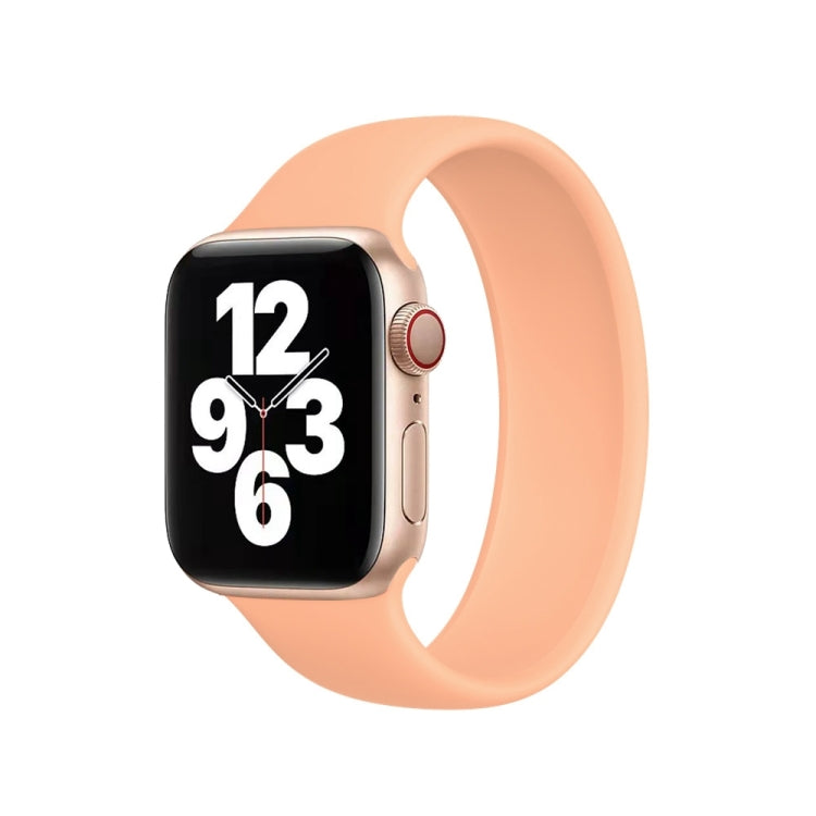Bracelet de montre en silicone élastique de couleur unie, taille L (156 mm), compatible avec Apple Watch Series 10 42 mm / 9, 8 et 7 41 mm / SE 3, SE 2, 6, SE 5 et 4 40 mm / 3, 2 et 1 38 mm.